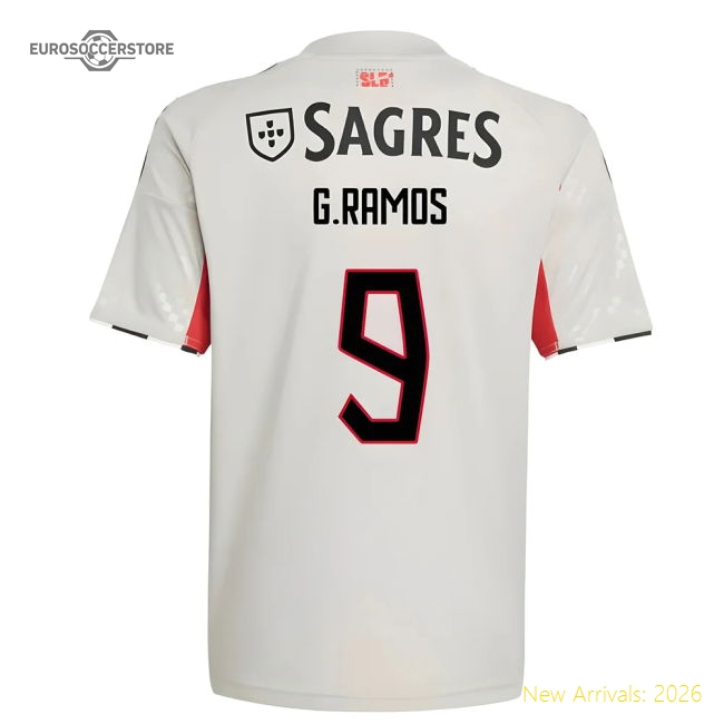 Sl Benfica Children 2025 Away Jersey Shirt Football Fan Match Day For Football Fans