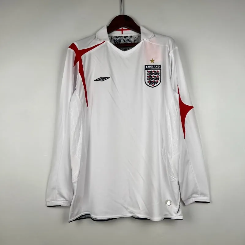 2006 Long Sleeve England Jersey retro kit