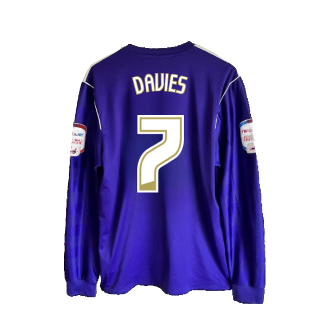 Derby County 2011-12 Away Long Sleeve Shirt (m) (excellent) (davies 7)