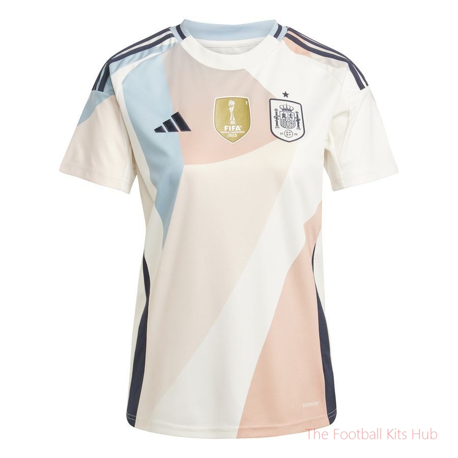 Spain Away Shirt Womens Euro 2025 Women