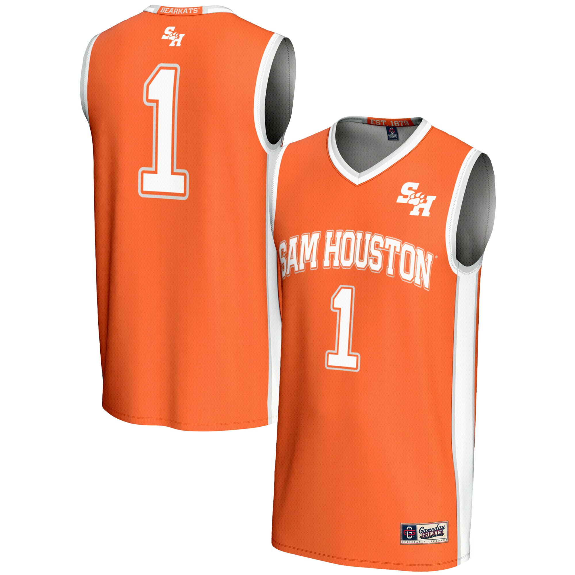 [DDG] Sam Houston State Bearkats GameDay Greats Replica Lightweight Basketball Jersey - Orange