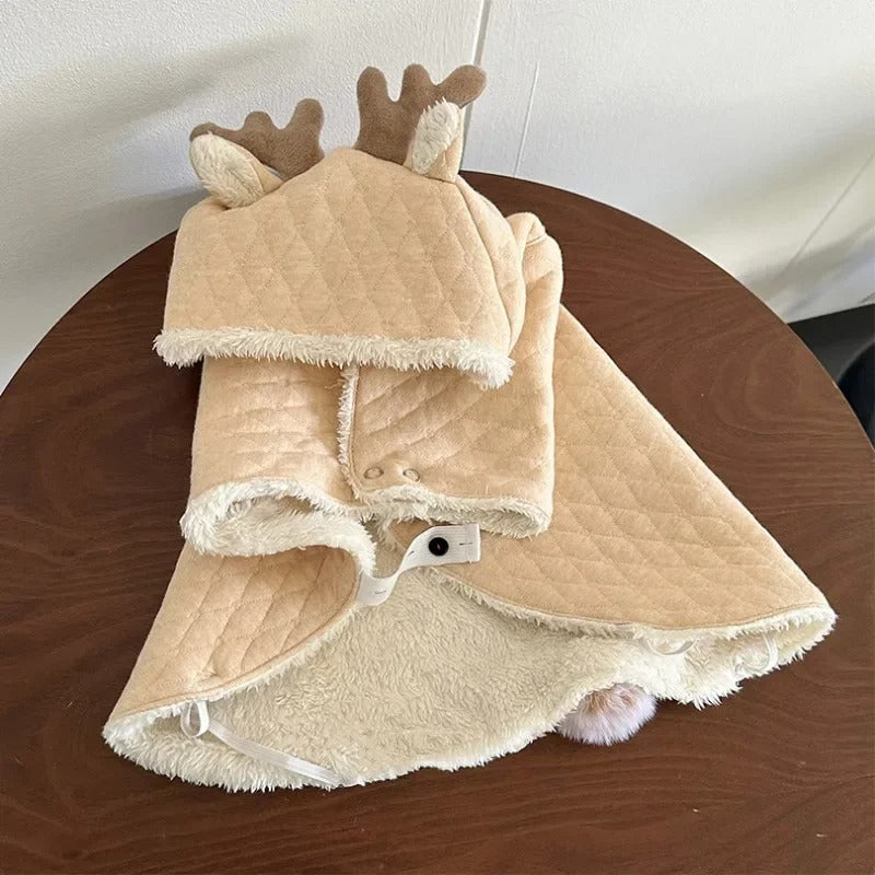 Costume – Warm Quilted Hooded Jacket For Dog Lovers | Trendy Style