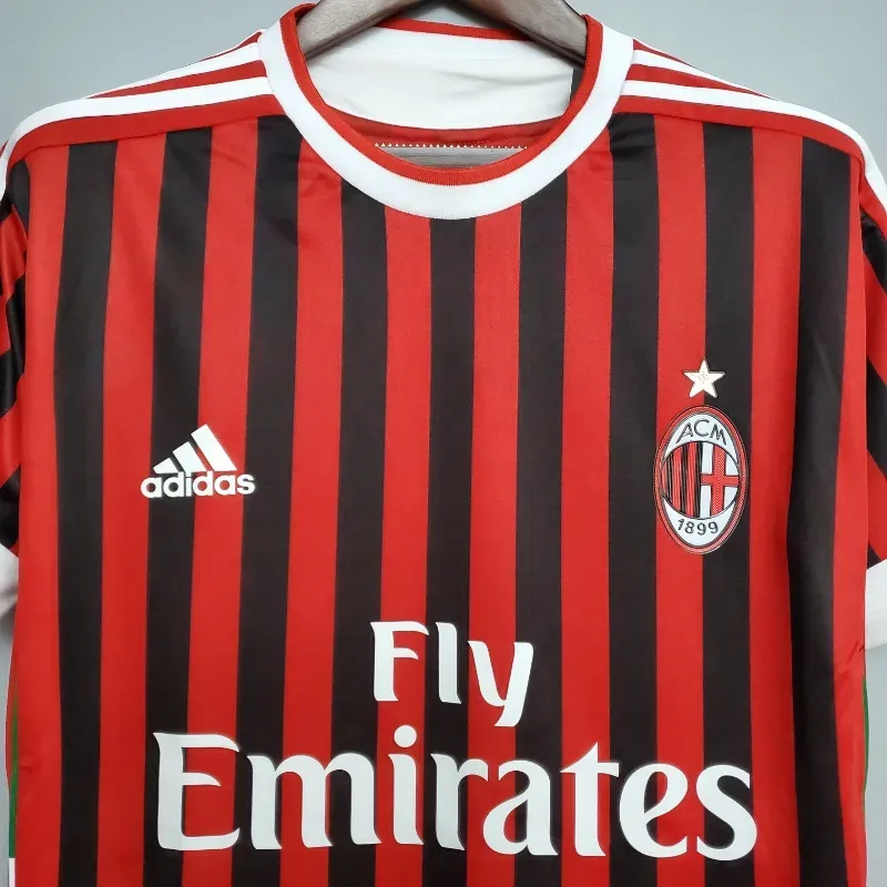 Cheap 2011-2012 AC Milan Jersey retro kit