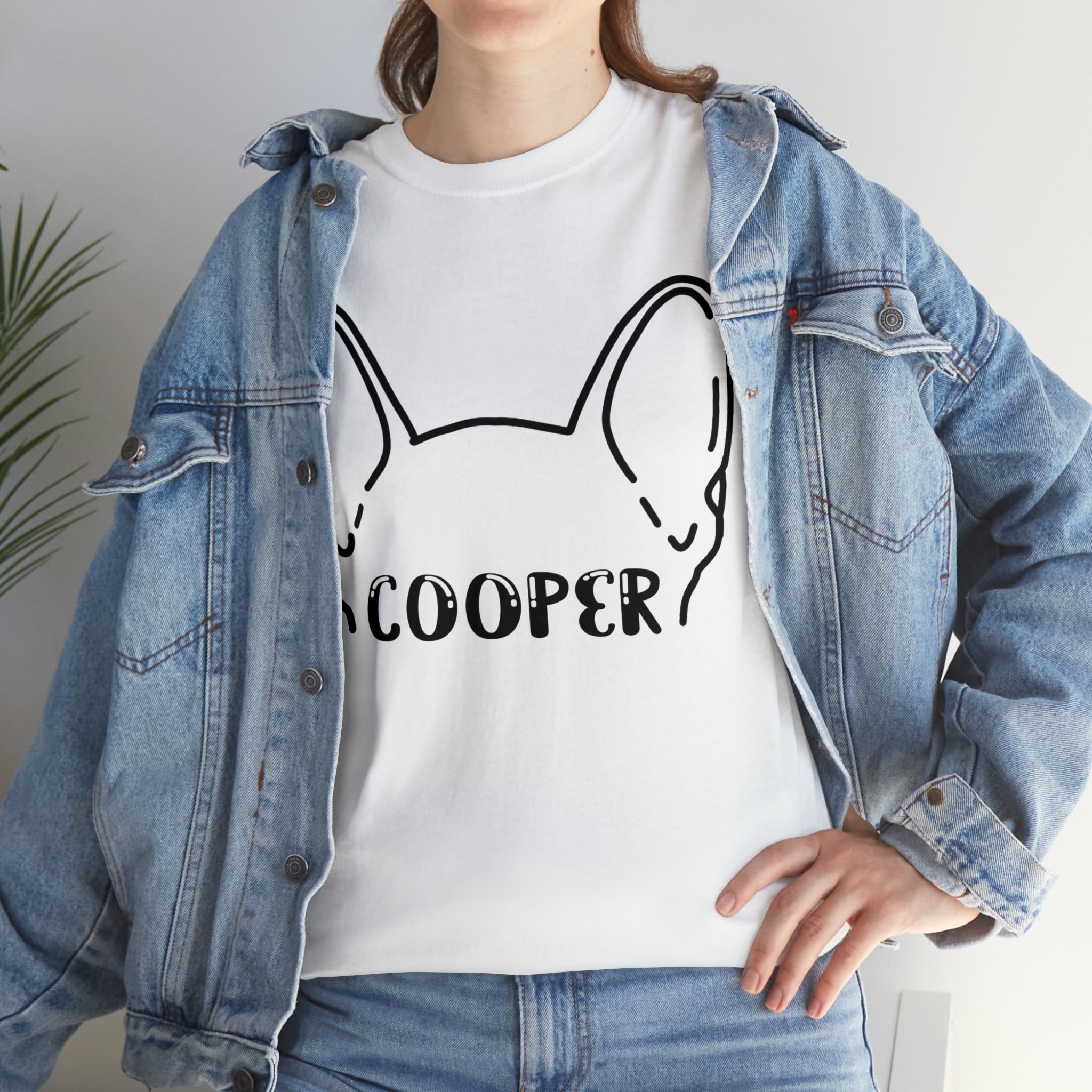 Comfortable My Frenchie - Custom Unisex Cotton T-shirt for Fashion