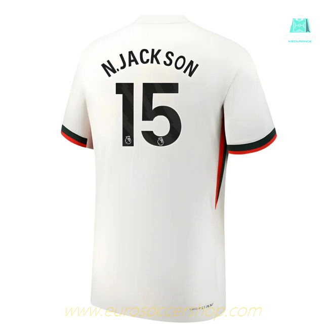2025-2026 Chelsea Authentic Dri-Fit ADV Away Shirt (N.Jackson 15)