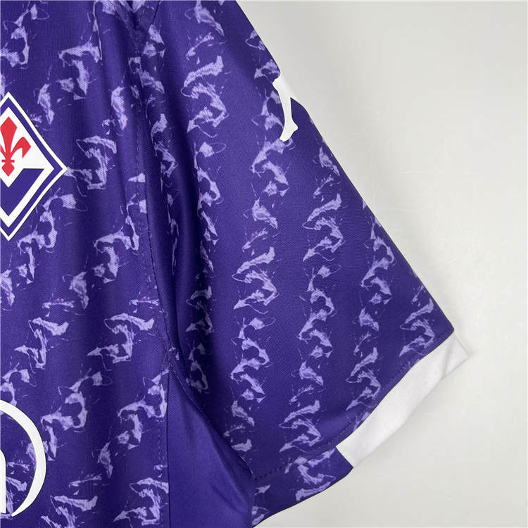 High Quality Breathable Fiorentina 2324 Home Football Shirt