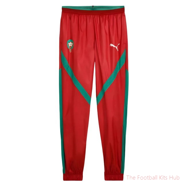 2025-2026 Morocco Pre-Match Pants (Red)