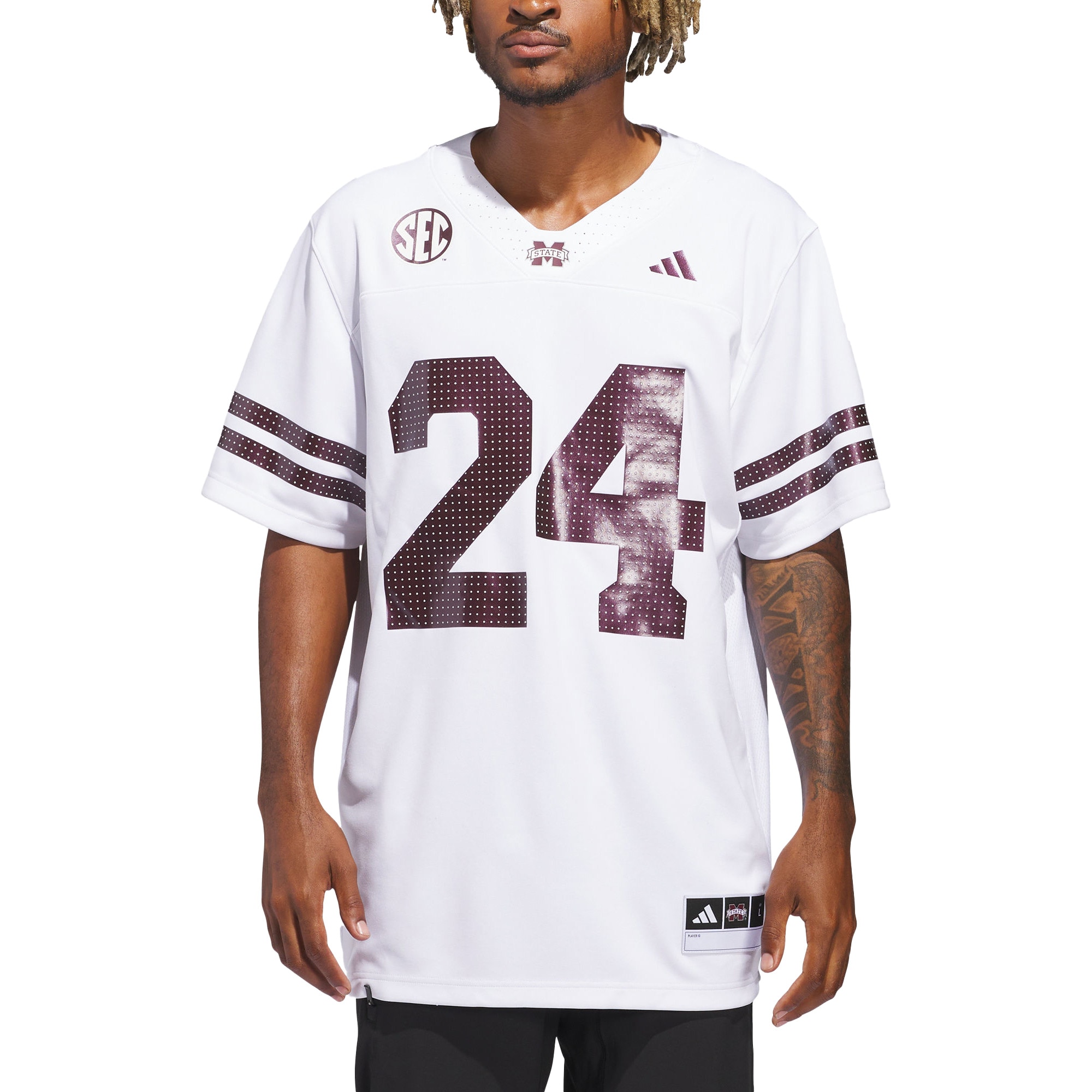 [NJP] Mississippi State Bulldogs White Out Jersey - White