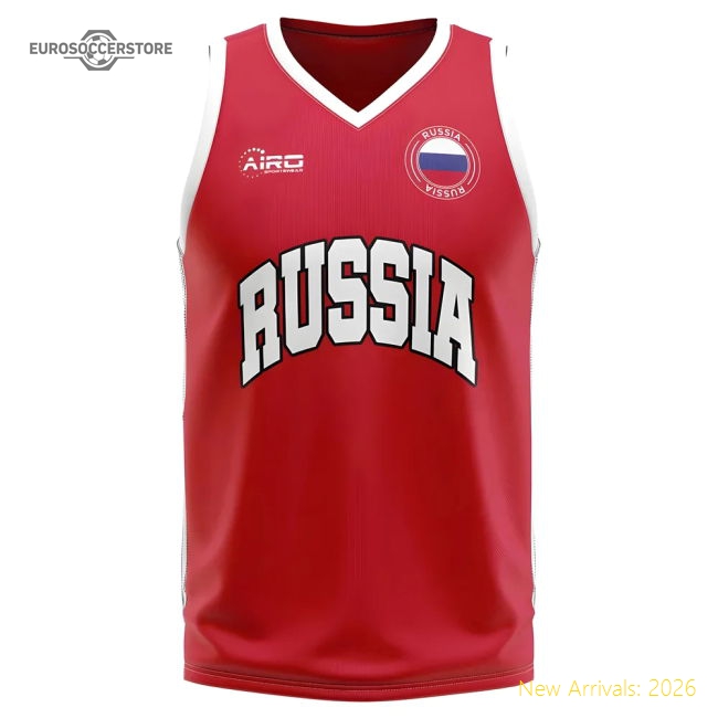 Russia Home Concept Basketball Kit Supporter Jersey