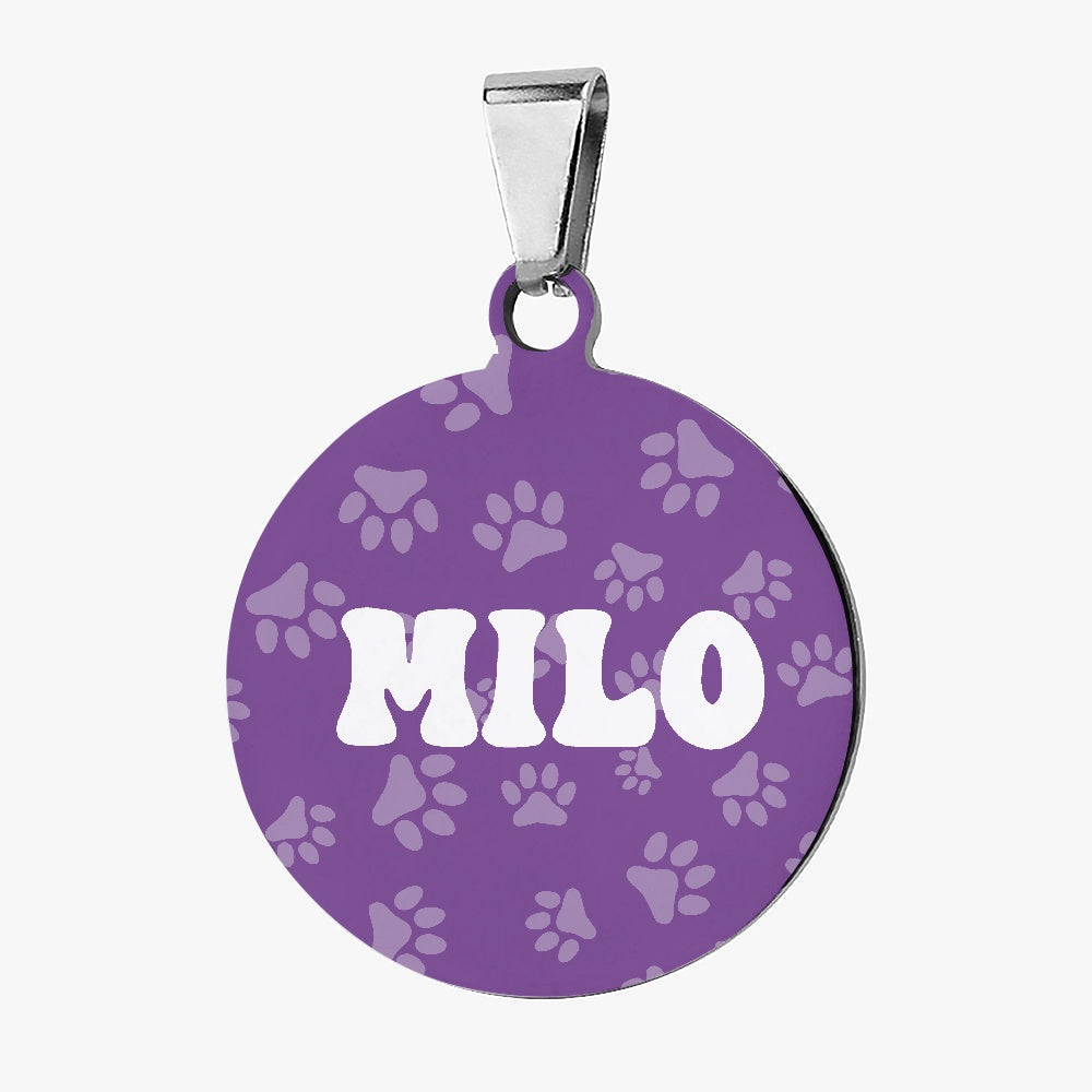 Gus - Bulldog Custom Double-sided French Bulldog Tag Winter Wear