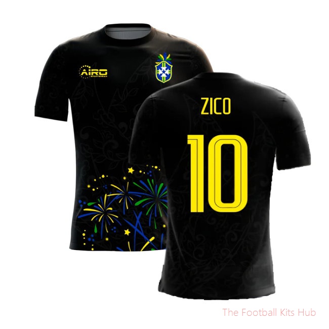 2025-2026 Brazil Third Concept Football Shirt (Zico 10)