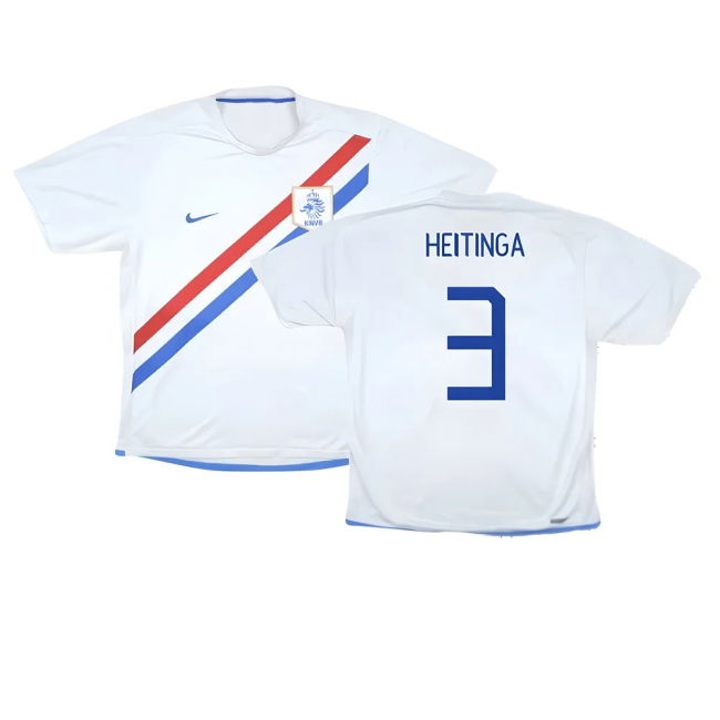 Holland 2006-08 Away Shirt ((Very Good) S) (Heitinga 3)