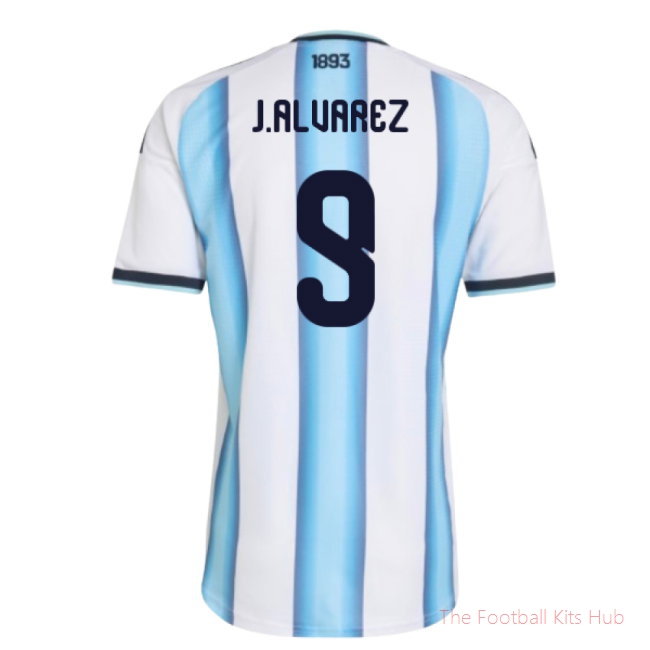 [EFS] 2026/27 Argentina Authentic Home Shirt (J.Alvarez 9)