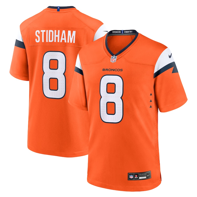 None Jarrett Stidham DEN Broncos Iconic Premium Jersey Game Day Wear