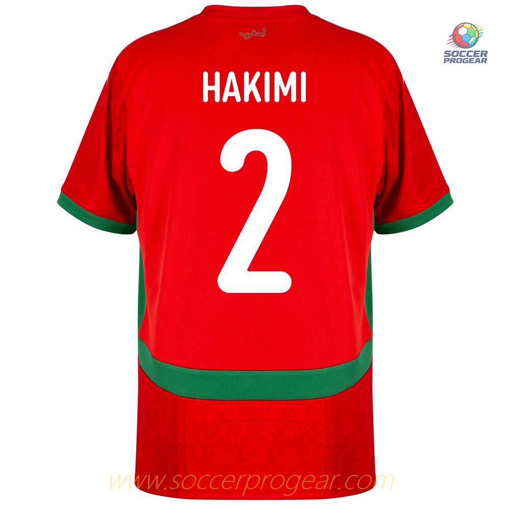 Morocco Home Team Soccer Shirt 2025 Collection 2026 Hakimi
