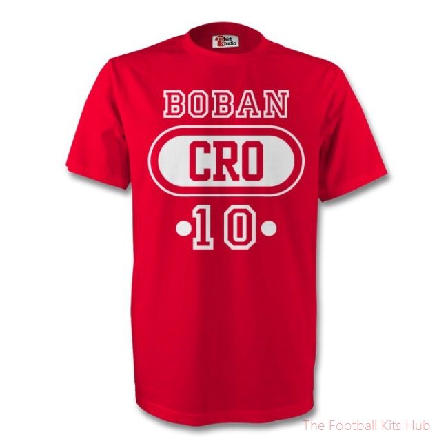 Zvonmir Boban Croatia Cro T-shirt (red)