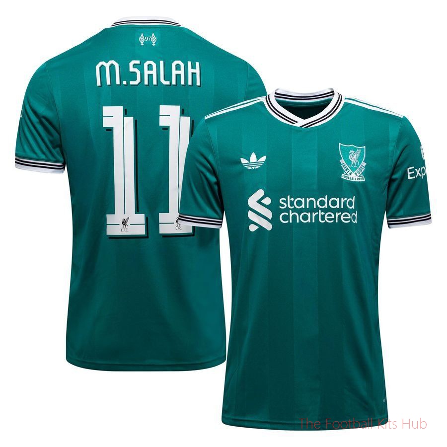 [LK] Liverpool Third Shirt 2025/26 Champions League M.SALAH 11 Kids