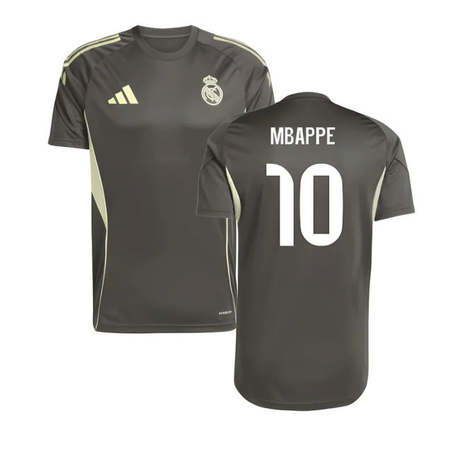 2025-2026 Real Madrid Football Shirt (Utility Grey) Stretch Fabric