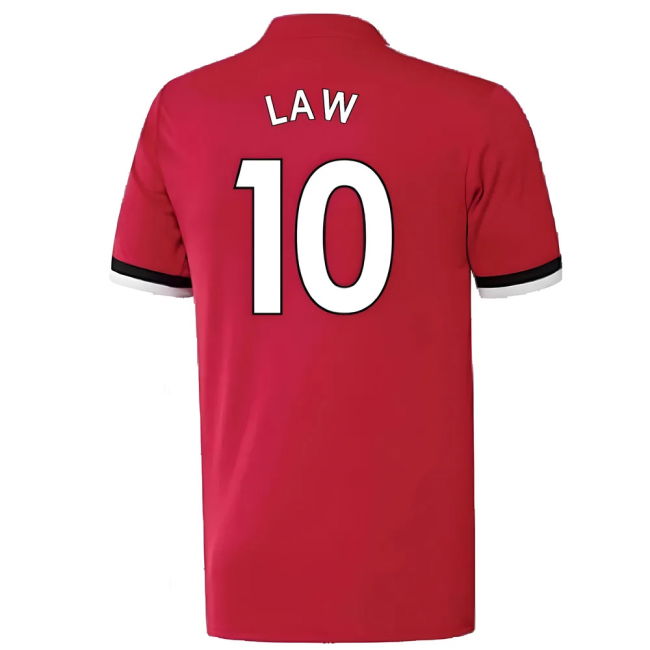 Manchester United 2017-18 Home Top ((Excellent) 4-5 Year) (Law 10)