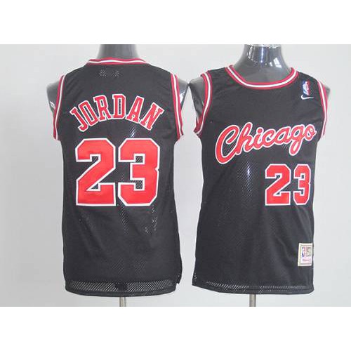Nike Clippers Black Chicago Bulls #23 Jersey - On Sale Basketball Jersey