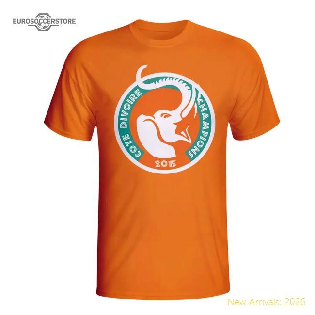Ivory Coast 2015 African Nation Winners Tee (Orange)