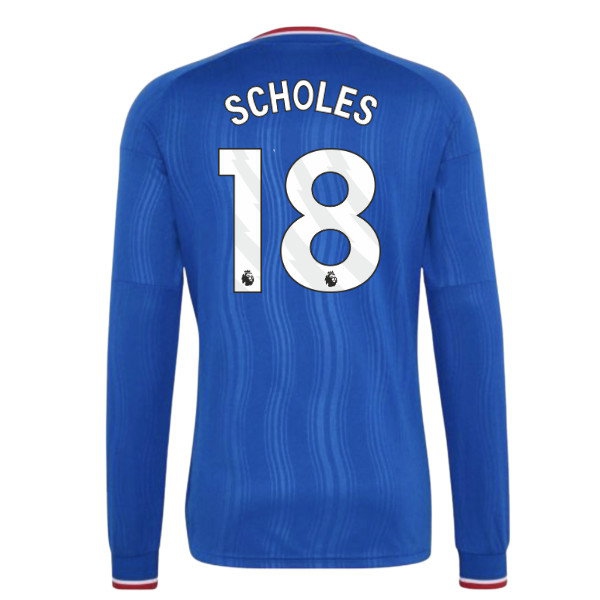 [DDJ] 2026 2027 Man Utd Long Sleeve Shirt Away Apparel (Kids) (Scholes 18)