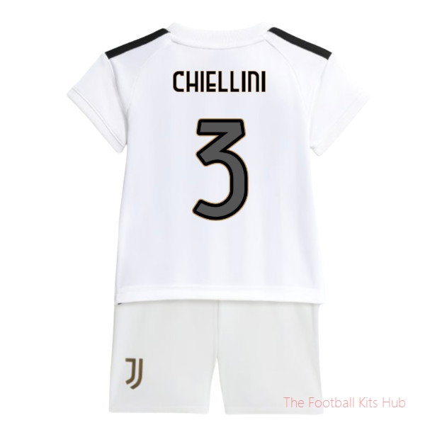 Juventus 2026-2027 Home Kit Baby Chiellini #3 Soccer Shirt