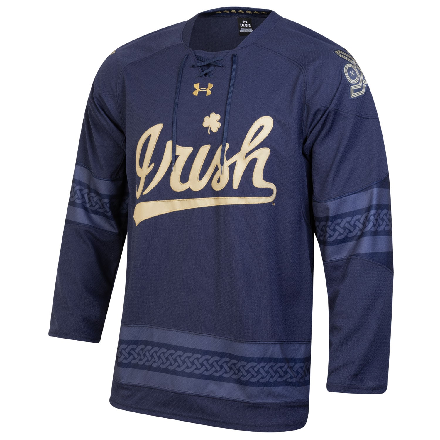 [NJP] Notre Dame Fighting Irish Ireland Replica Hockey Jersey - Navy