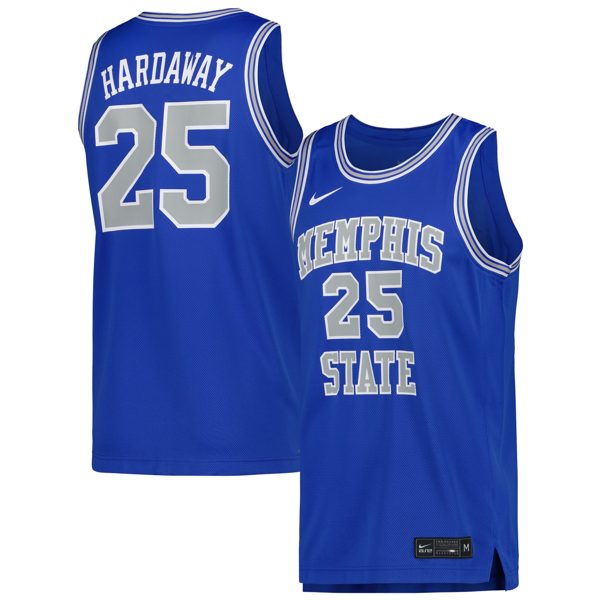 [NJP] Penny Hardaway Memphis Tigers Retro Performance Basketball Jersey - Royal