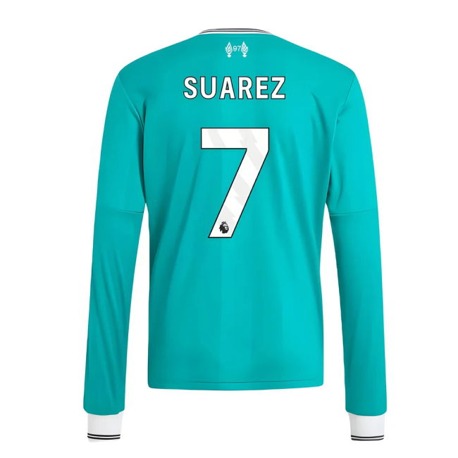 Liverpool 2025-20 Third Football Kit Suarez 7 L S Kids