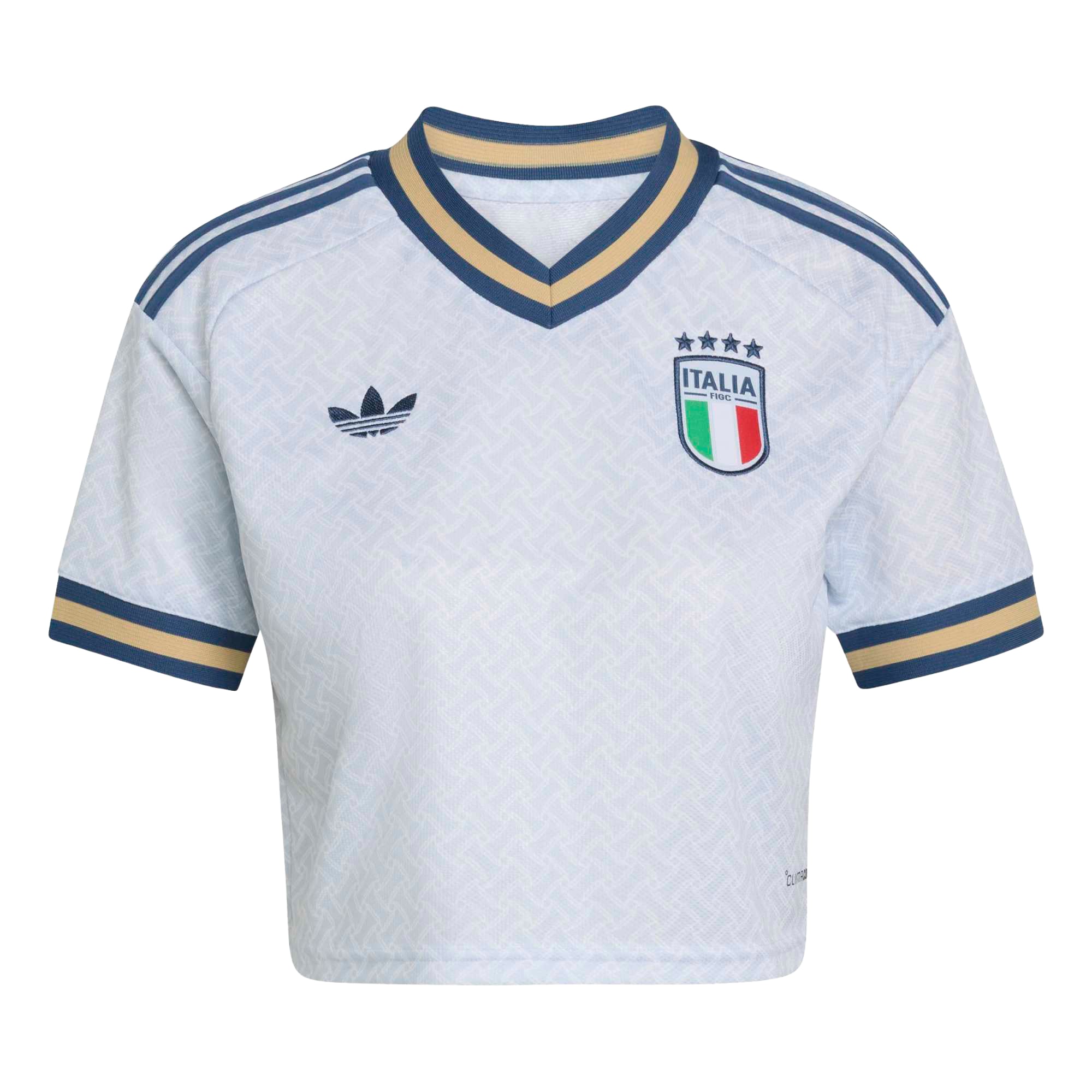 [SJH] Italy National Team Women's 2026 Away Replica Cropped Jersey - Light Blue