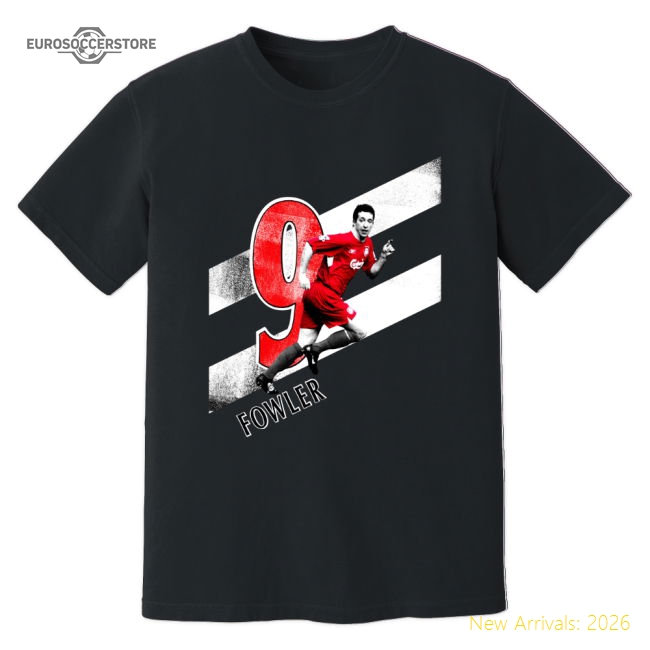 Official Robbie Fowler Liverpool Premier League Legend T-shirt