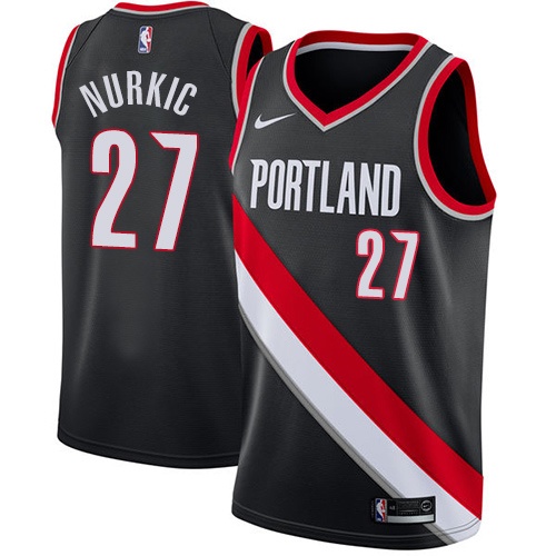 Trail Blazers Black Trail Blazers #27 Nike Jersey - Great Value