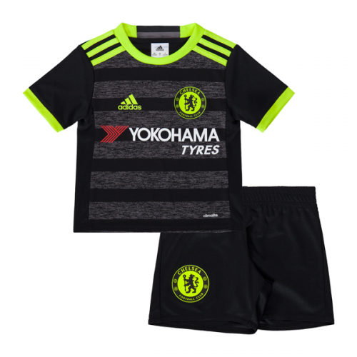 Authentic Kids Chelsea 201617 Away Soccer KitsShirtShorts