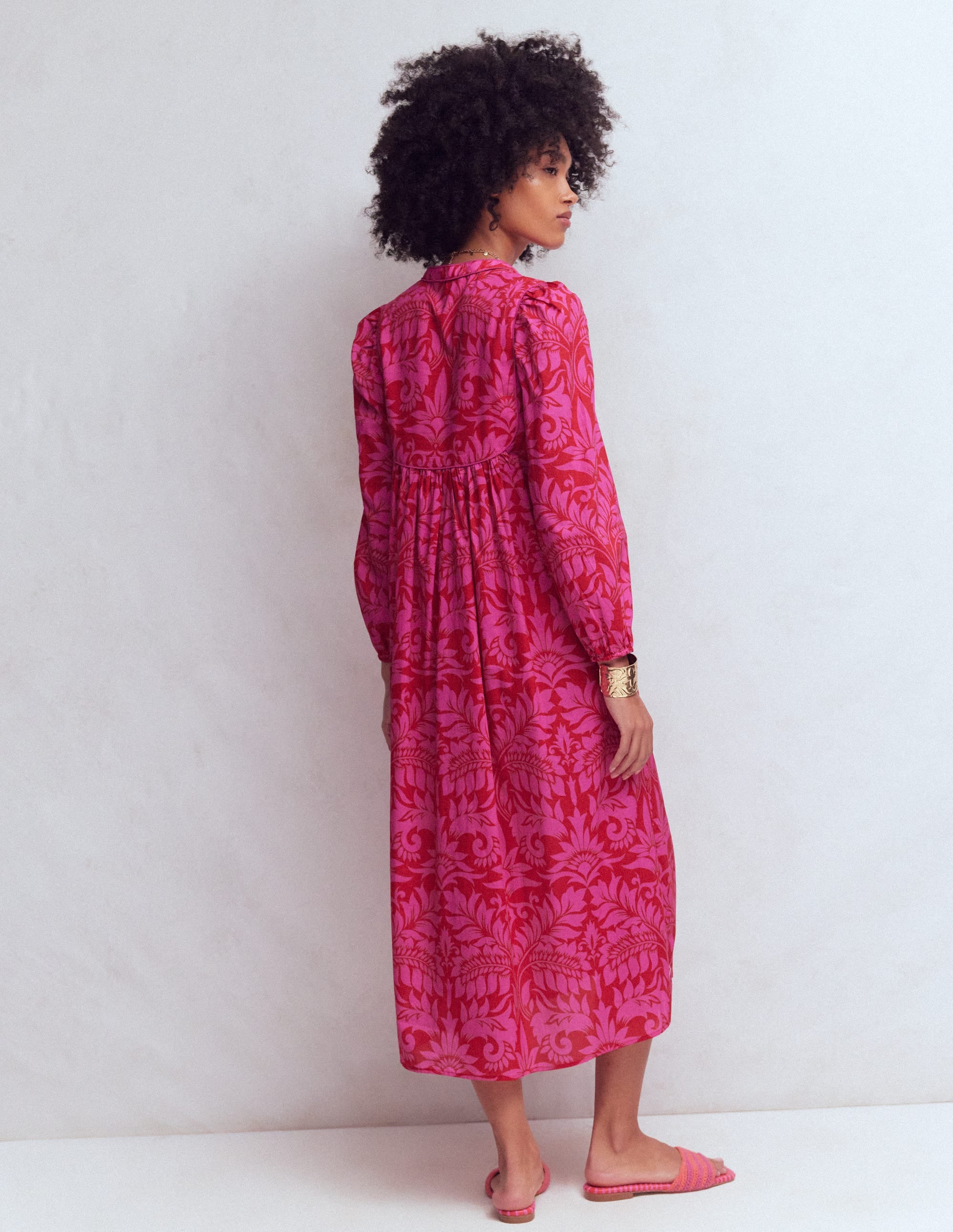 Boho Tie Neck Kaftan
