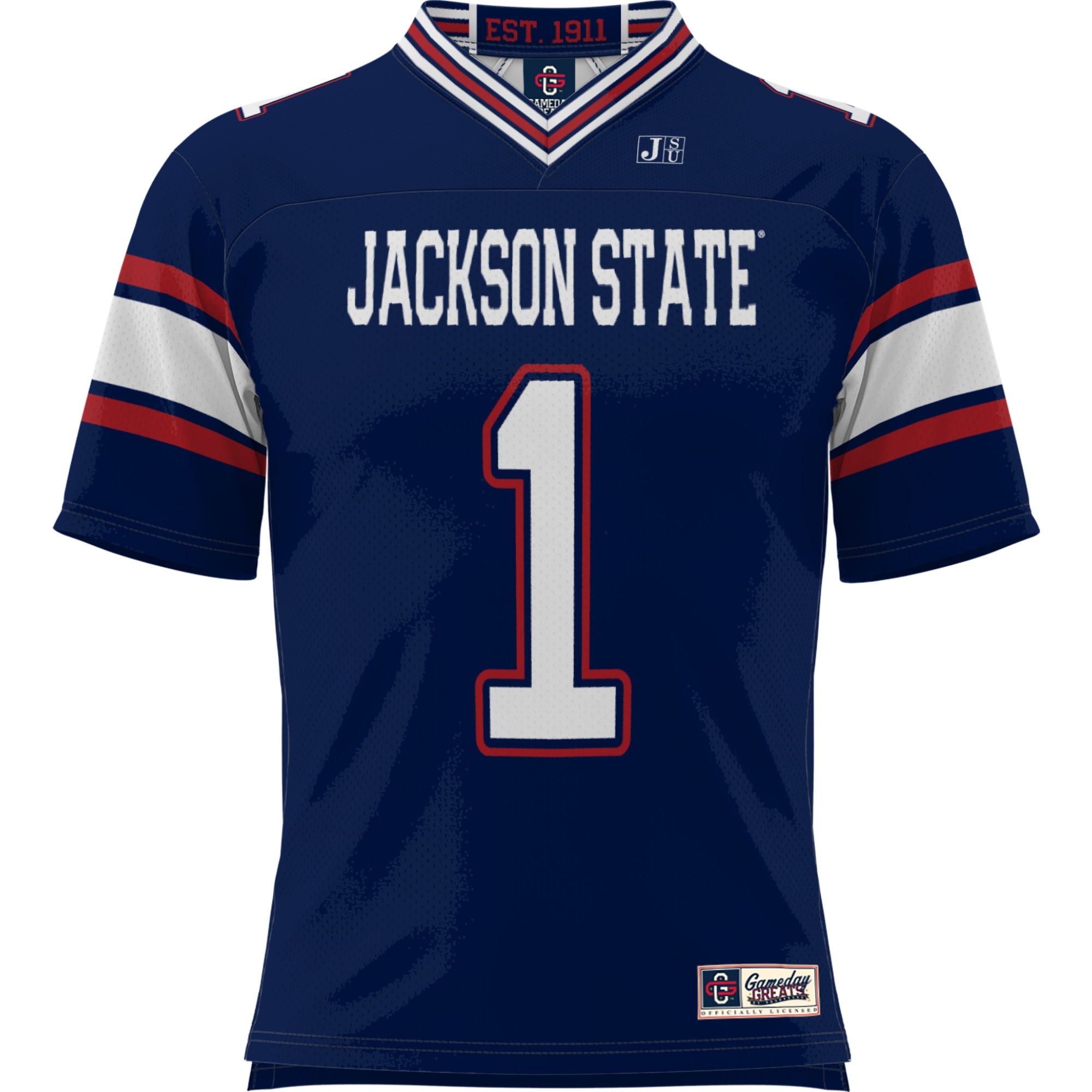 #1 Jackson State Tigers GameDay Greats 2026/2027 Football Jersey - Navy