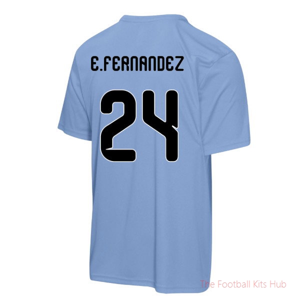 2026 Argentina T-Shirt FIFA World Cup Kit E Fernandez #24