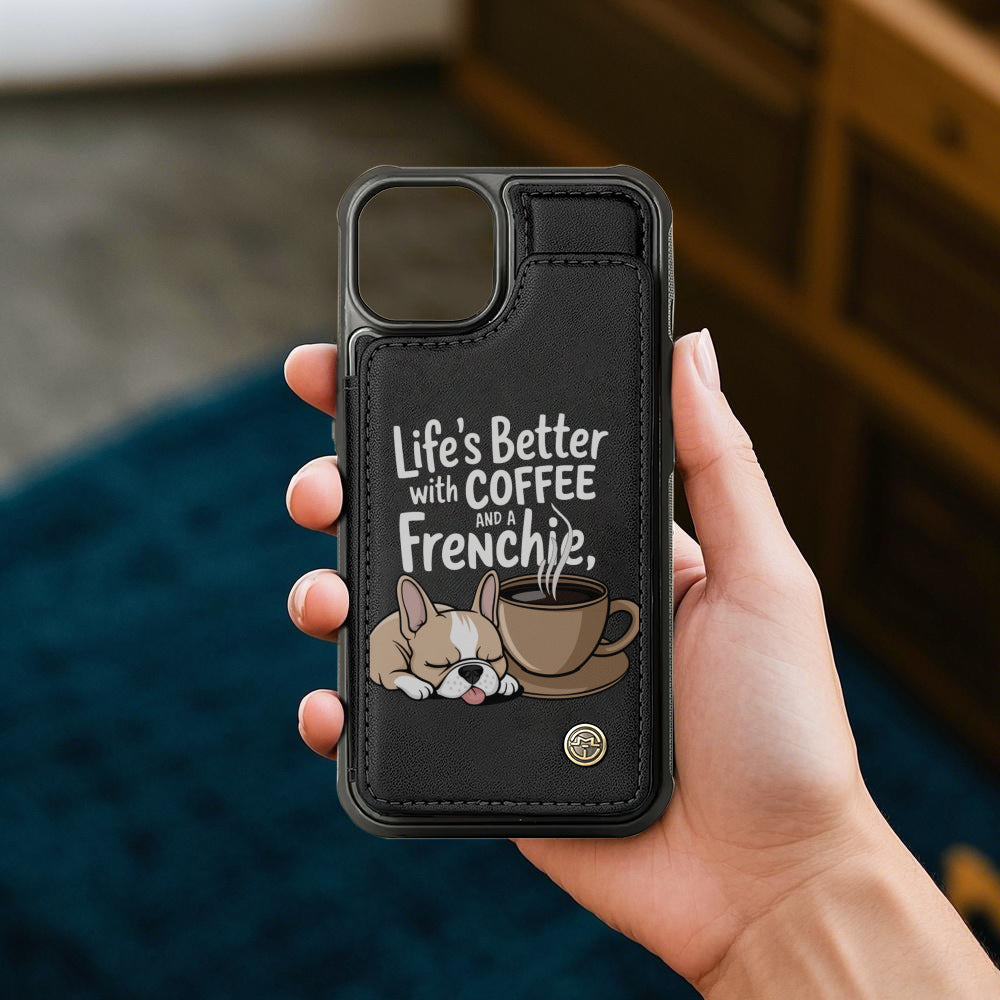 Stylish Gus - Leather Wallet Case For For Iphone & Samsung as a Gift