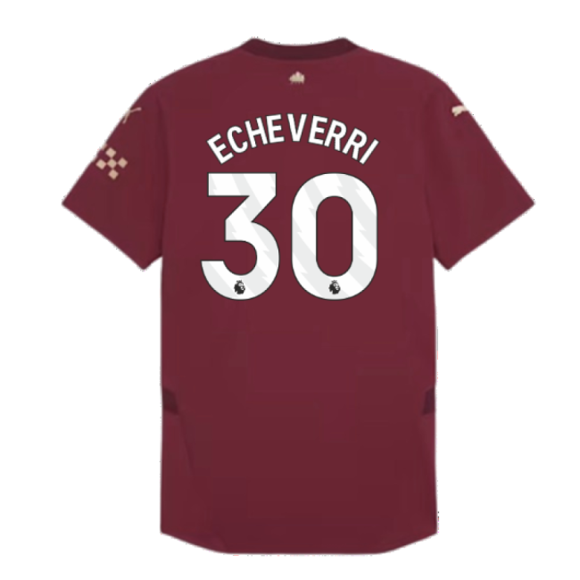 2024-2025 Man City Third Authentic Shirt w/packaging (Echeverri 30)