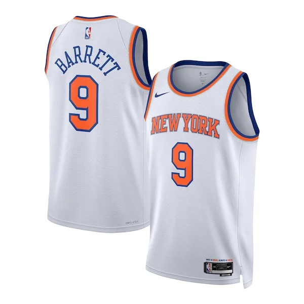 RJ Barrett NYK Swingman Jersey - official NBA - White workout