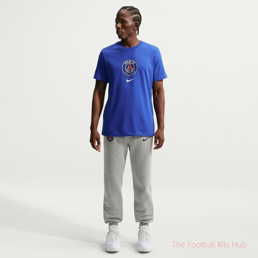Paris Saint Germain T-Shirt Crest - Old Royal