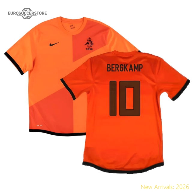 Holland 2012-13 Home Shirt ((Very Good) S) (Bergkamp 10)