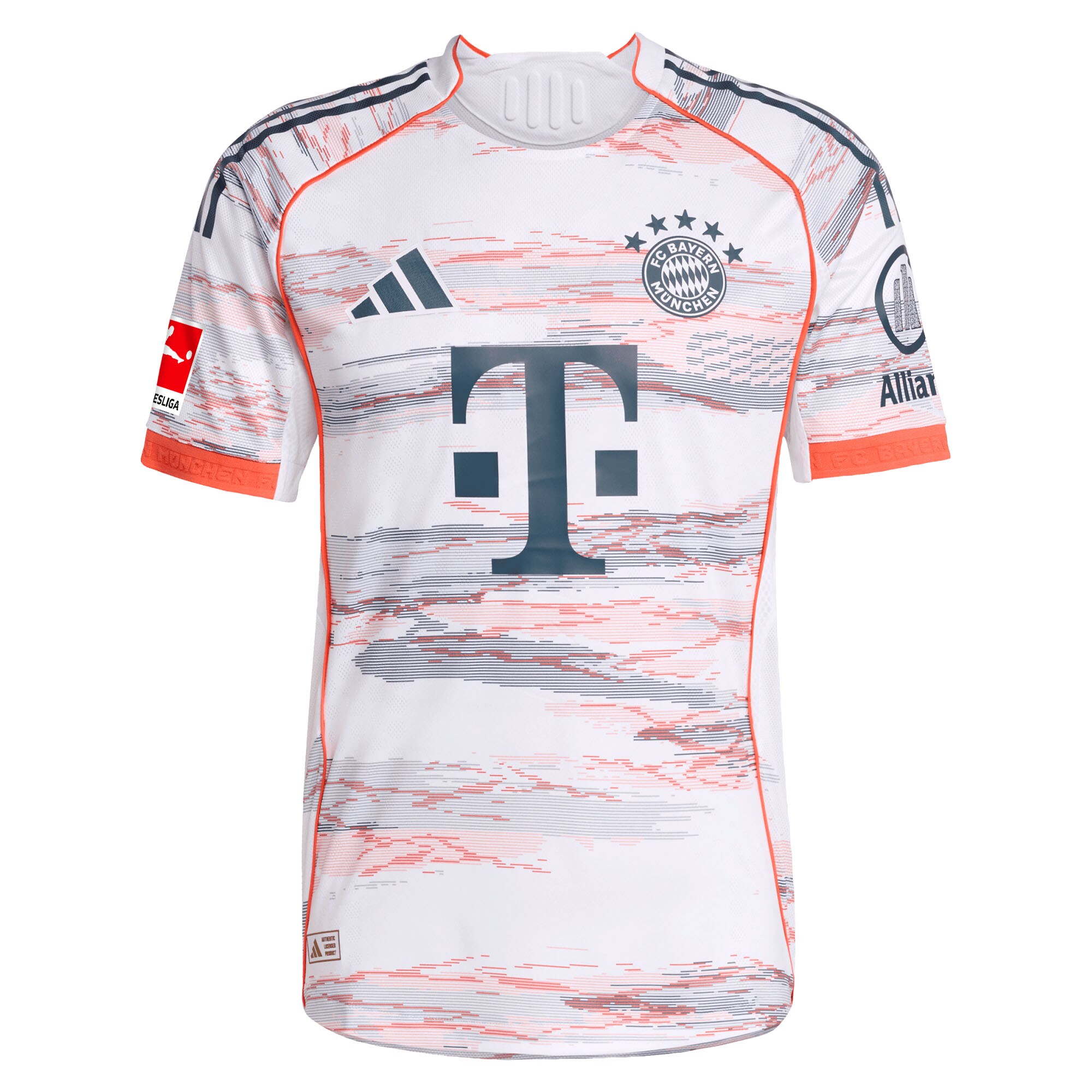 [SJH] Bayern Munich 2025/26 Away Authentic Custom Jersey - White