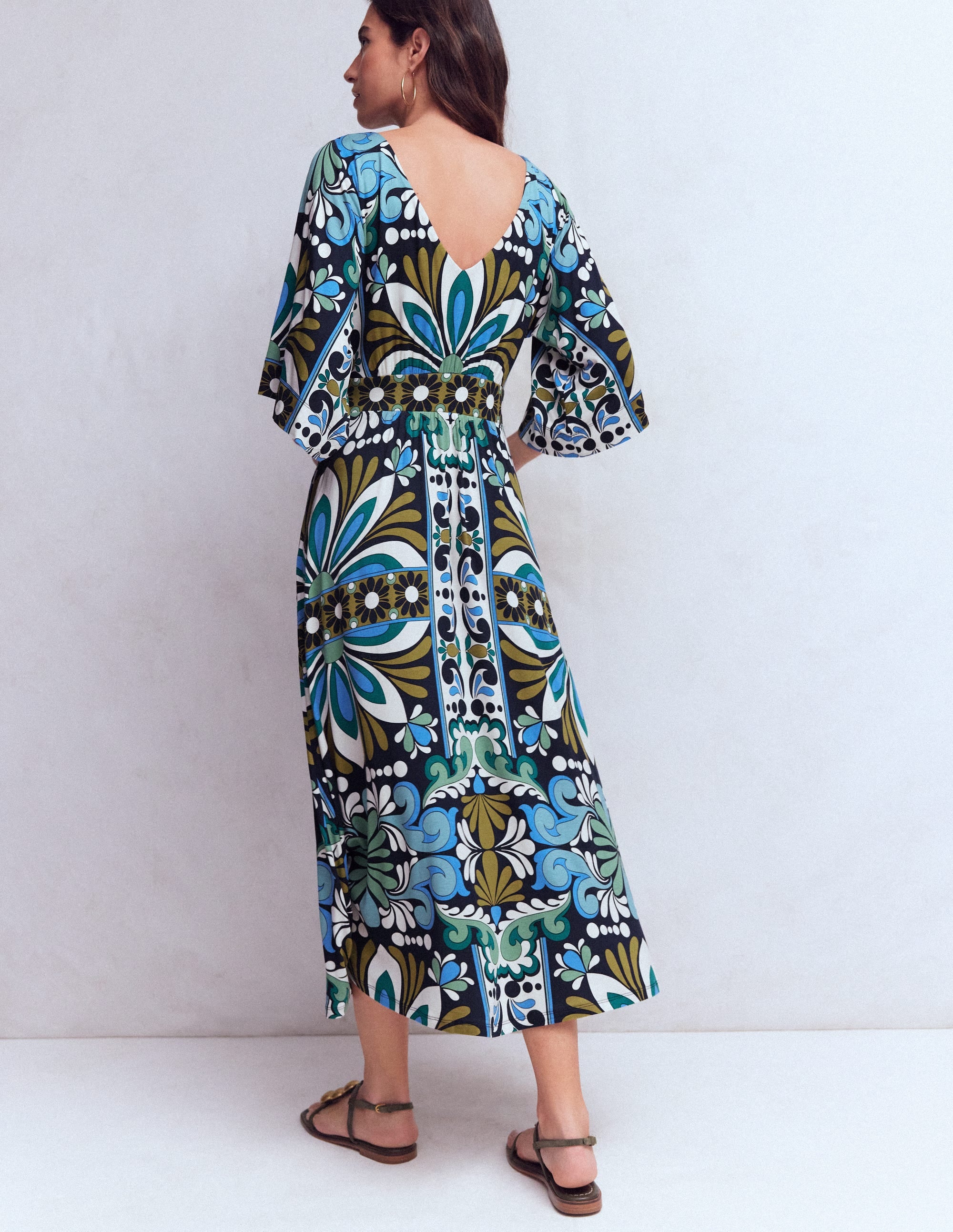 Imelda Kimono Jersey Dress