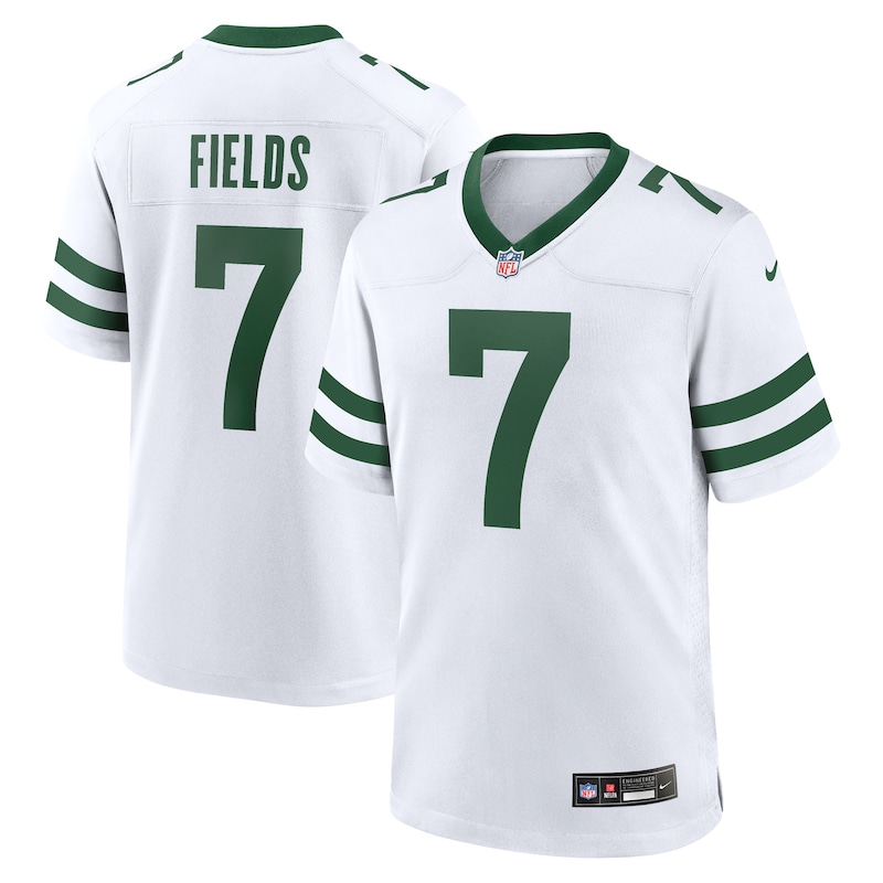 None Justin Fields NY Jets Premium Material Authentic Jersey