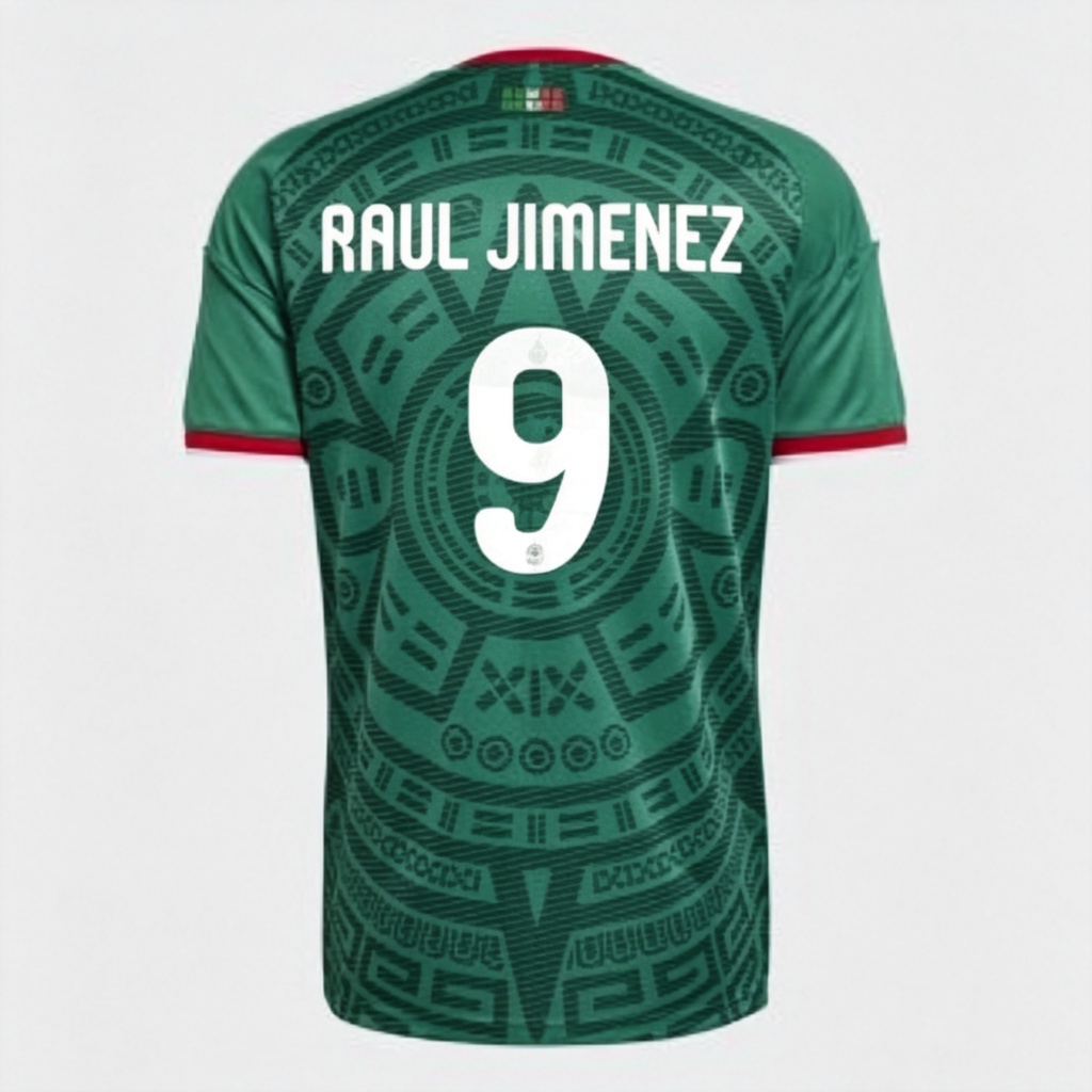 [FSOUK] Mexico Raúl Jiménez #9 2026 World Cup Official Home Player Jersey | UniFootball Store