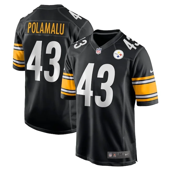Pittsburgh Steelers Game NFL Jersey - Black | Elite Football Apparel