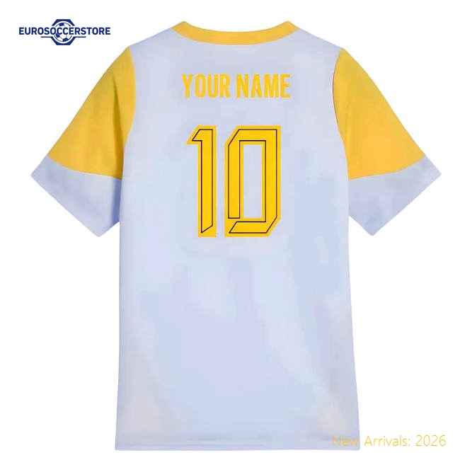 2025-2026 Borussia Dortmund Training Jersey (Silver Mist) - Kids (Your Name)