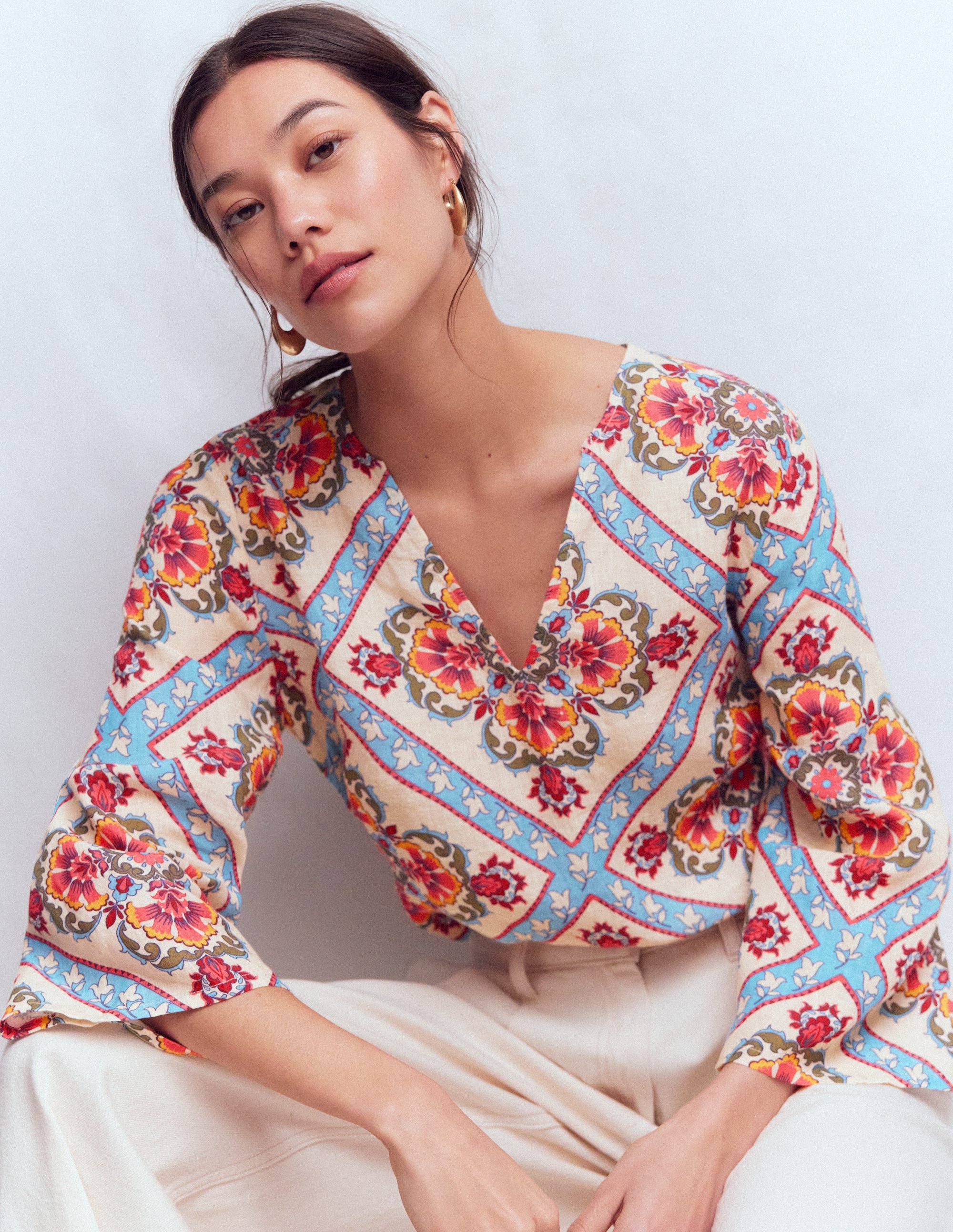 Cleo Linen Top