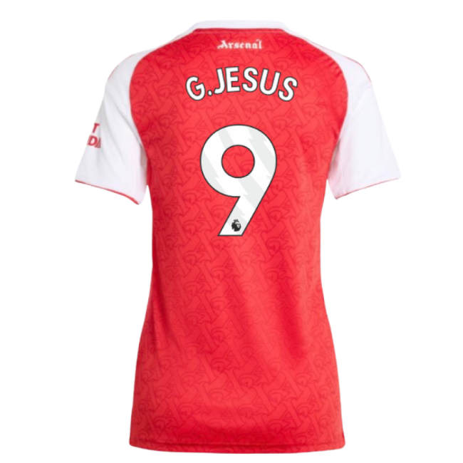 2025-20 Arsenal Home Football Shirt Jesus Name Number L M Women S